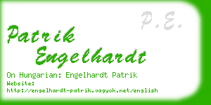patrik engelhardt business card